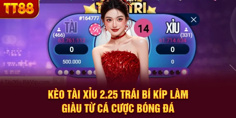 Kèo Tài Xỉu 2.25 Trái - Bí Kíp Làm Giàu Từ Cá Cược Bóng Đá